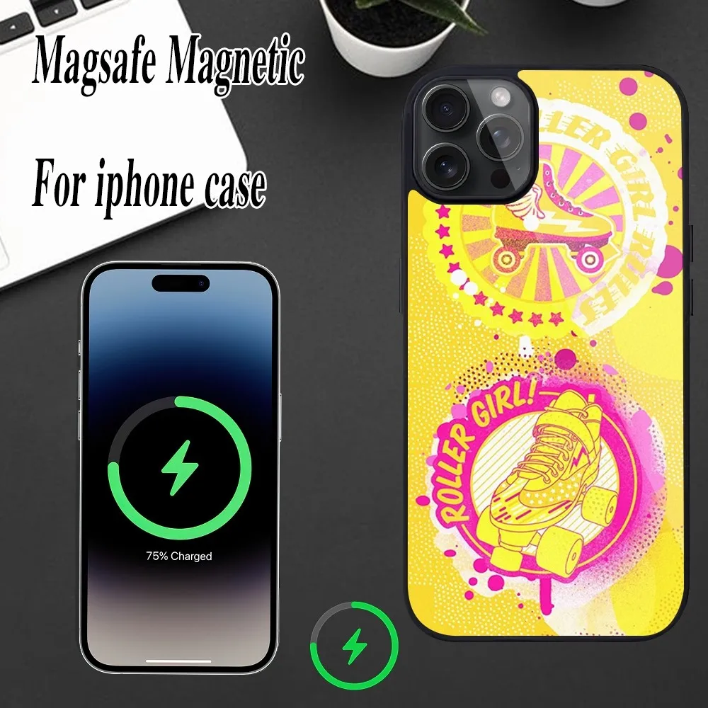 Soy Luna cute Phone Case For iPhone Magesafe Magnetic  12 13  15 11 Mini 14 Max Pro Plus Shell