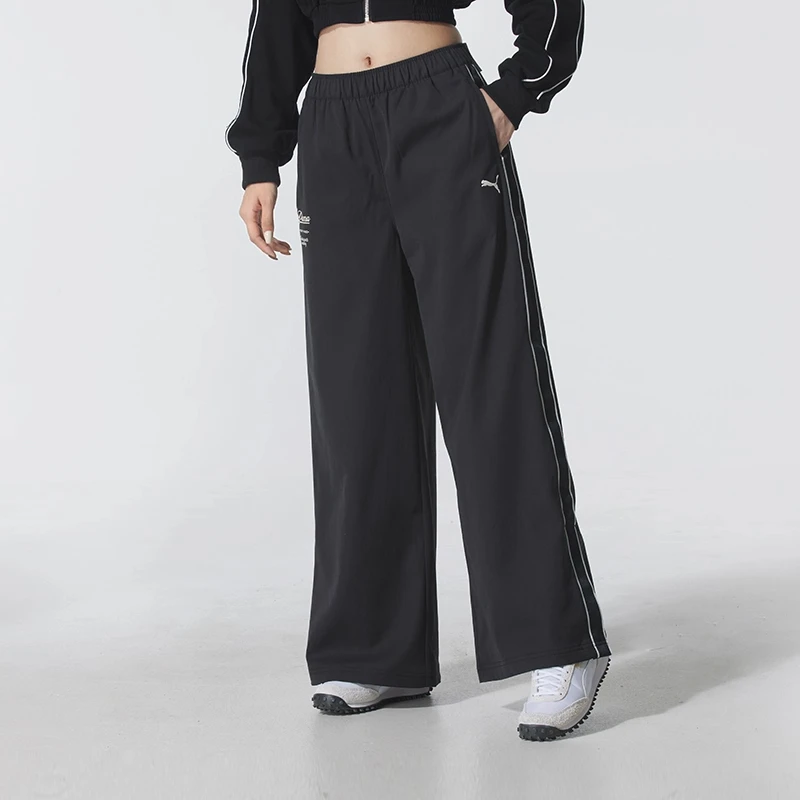 

Черные женские брюки Puma, спортивная одежда, повседневные брюки 63572101