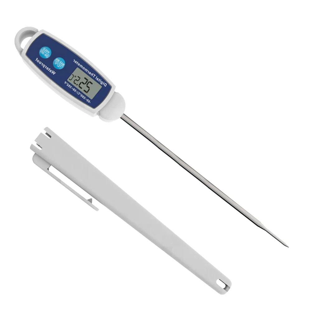 

Food Thermometer Digital Kitchen Meat Thermometer For Cooking Baking Bbq Grill Roasting Fast Accurate Reading Stainless