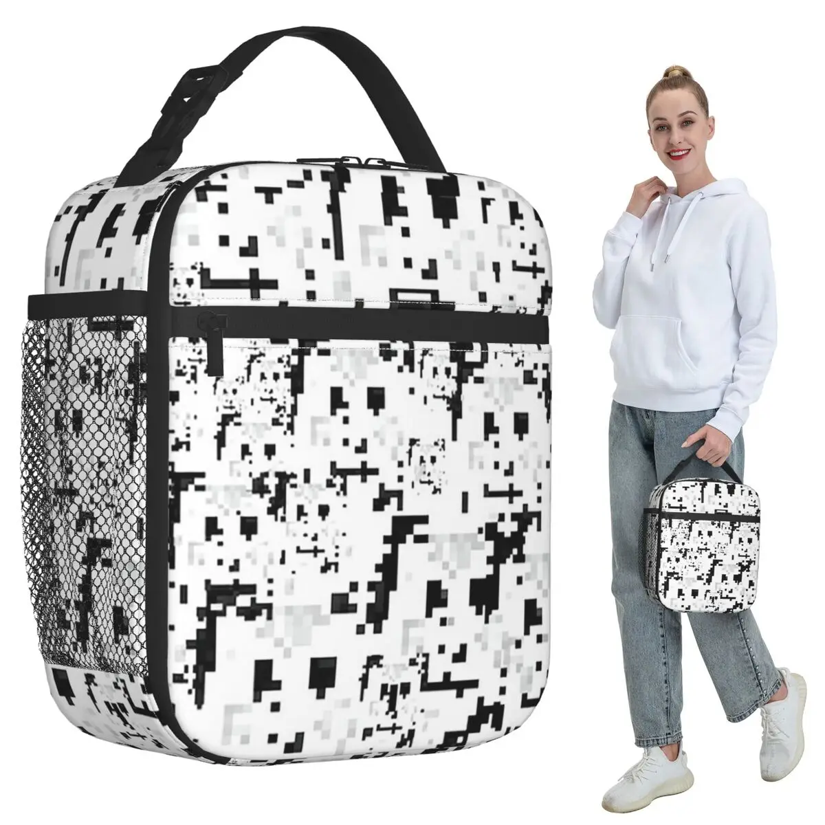 

Anti Facial Recognition Insulated Lunch Bag for Kids School Cooler Thermal Food Box Tote Leakproof Lunch Boxes Container