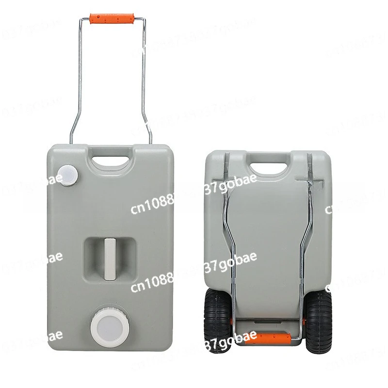 RV outdoor camping modified vehicle self-driving tour with wheels lightweight large-capacity water tank 25L