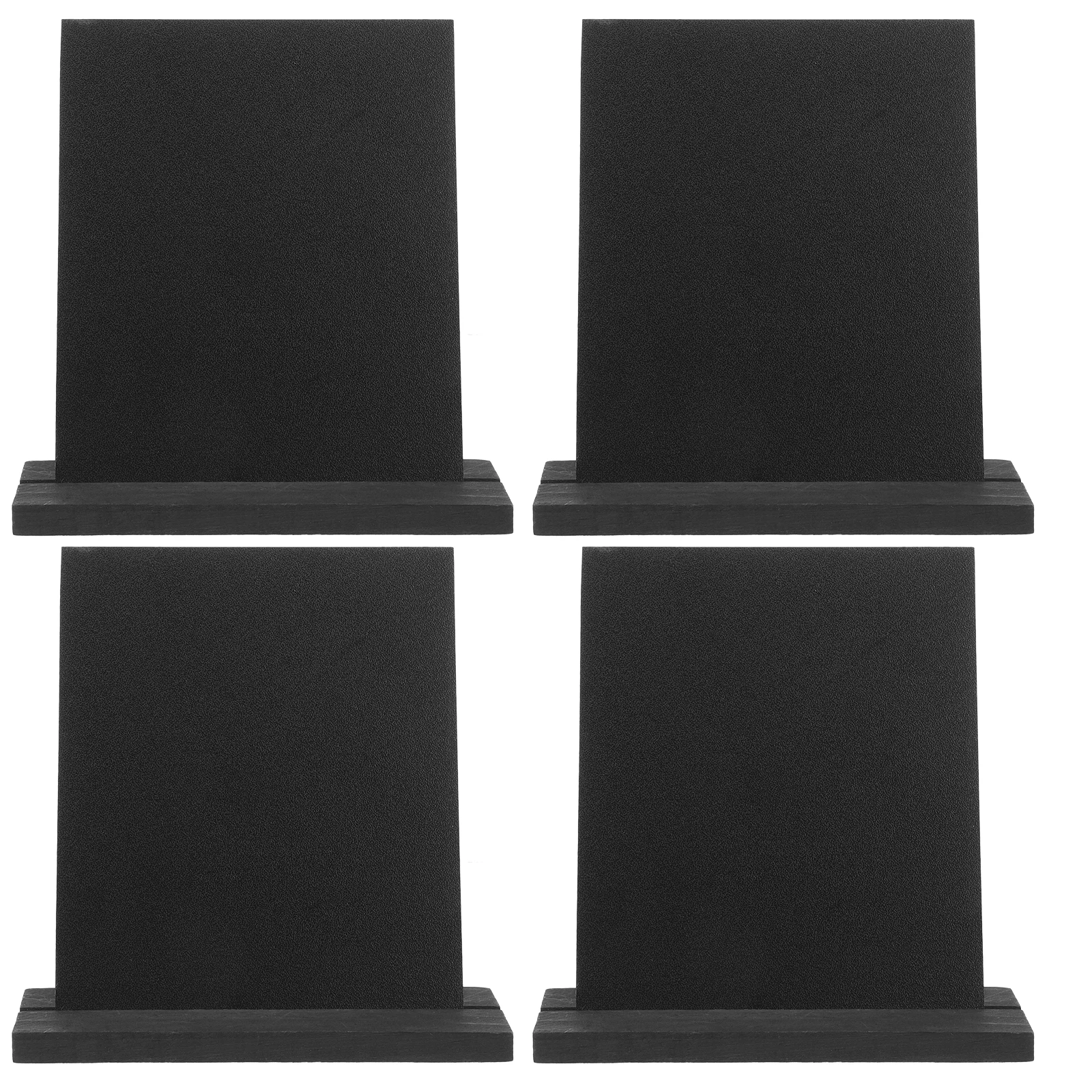 

4 Pcs Dry Erase Board Blackboard Ornaments with Base The Sign Double-sided Chalkboard
