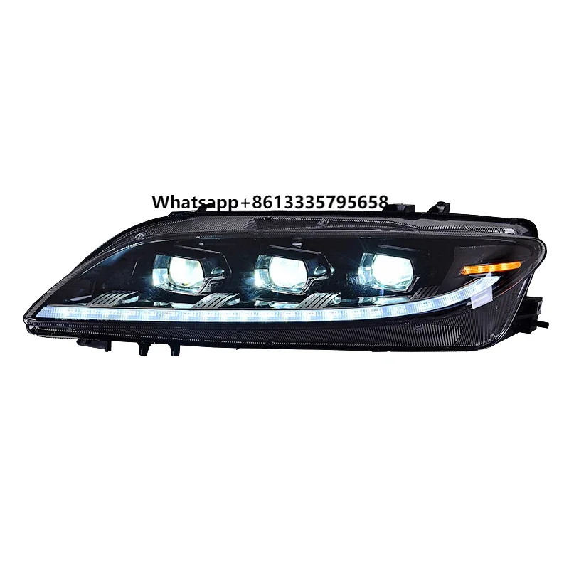 

For Mazda 6 LED Daytime Running Light Headlight Assembly 03-15 Model Dual-Lens Modified 6000K Color Temperature H6 Shape 12V