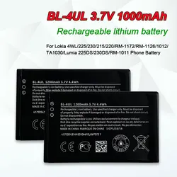BL-4UL 3.7V BL 4UL Battery for Nokia 225 230 215 RM 1172 1126 RM-1012 RM-1011 TA1030 Lumia225DS 230DS BL4UL Phone Batteries