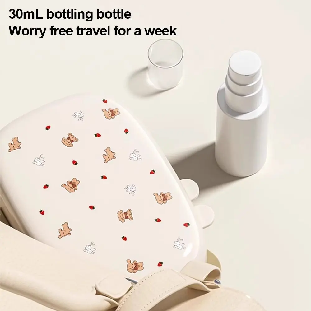 6 in 1 Baby Bottle Cleaning Set Silicone Sponge Safe Travel Baby Bottle Brush with Storage Box Multi-Functional Cleaning Kit