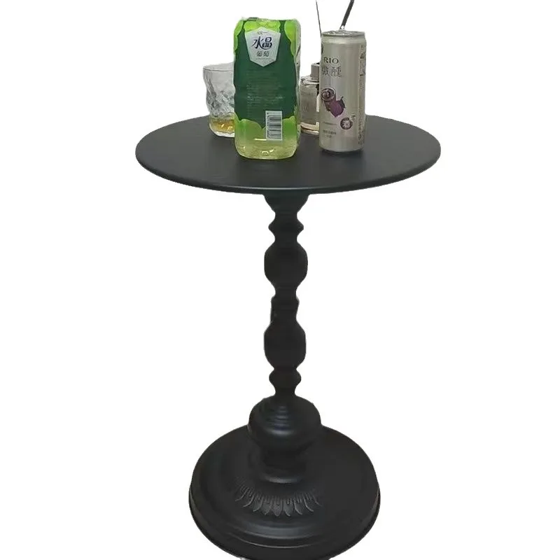 

Nordic modern simple corner few wrought iron bedside few balcony small round table sofa side cabinet living room household