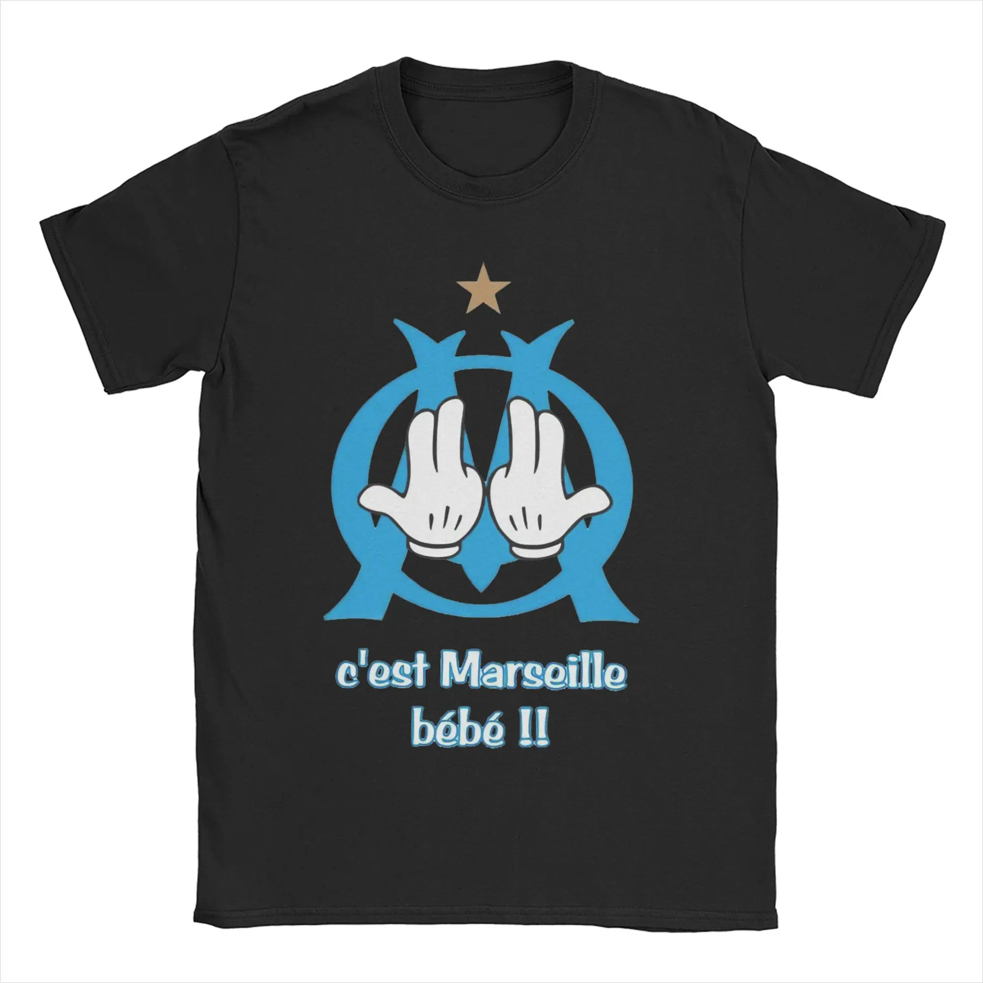 C\'est Marseille Bebe Rapper Logo OM Men Women T Shirts JUL Casual Tees Short Sleeve T-Shirts Cotton Birthday Present Clothes