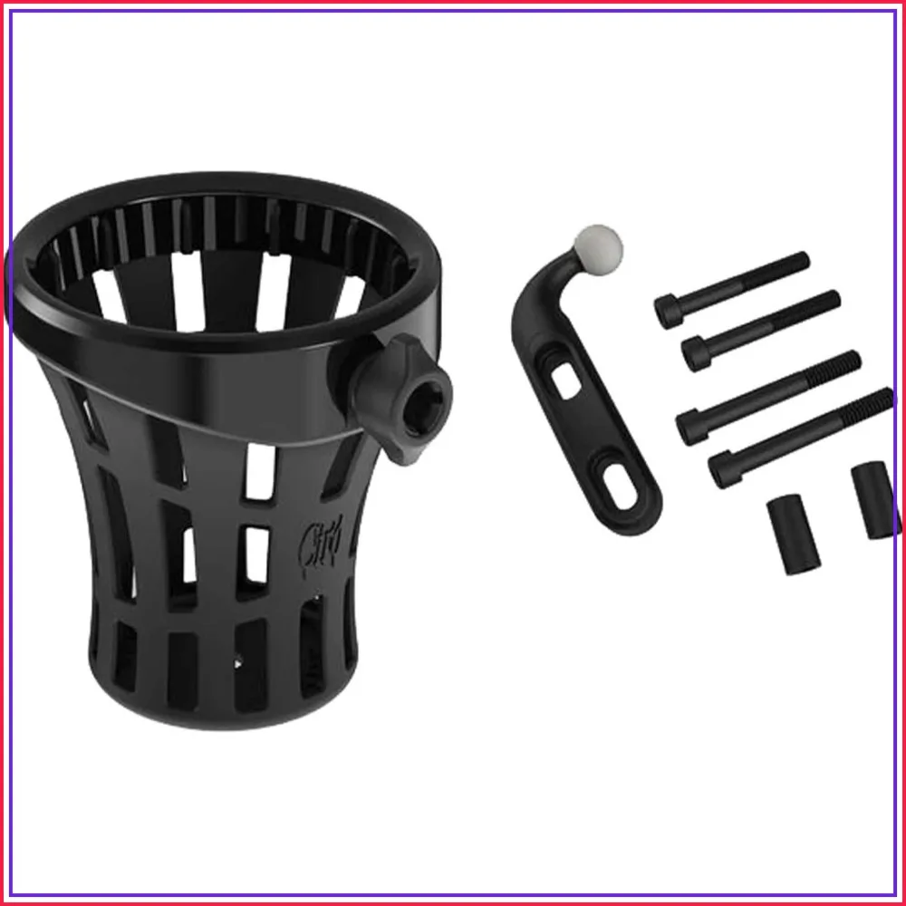 

Drink Holder with Perch Mount for Boats, Heavy Duty Cup Holder, Black