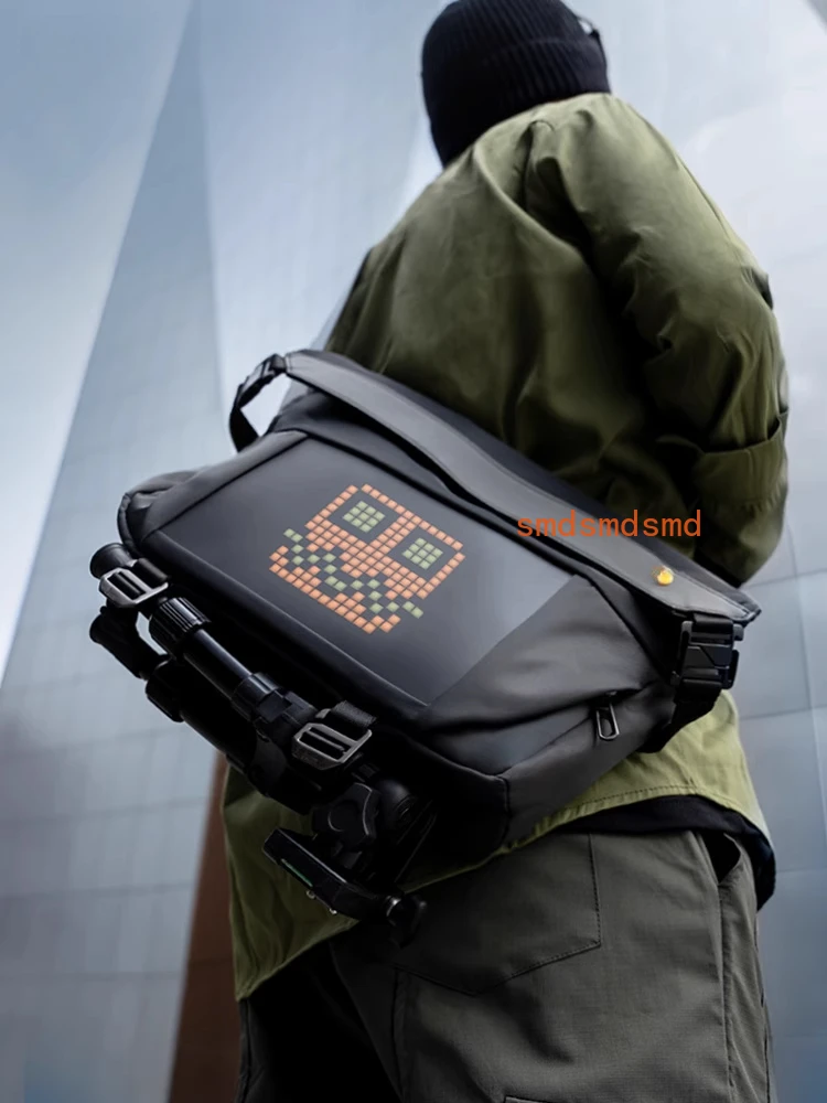 Crossbody Men's Riding Shoulder Trendy Locomotive Bag Gift