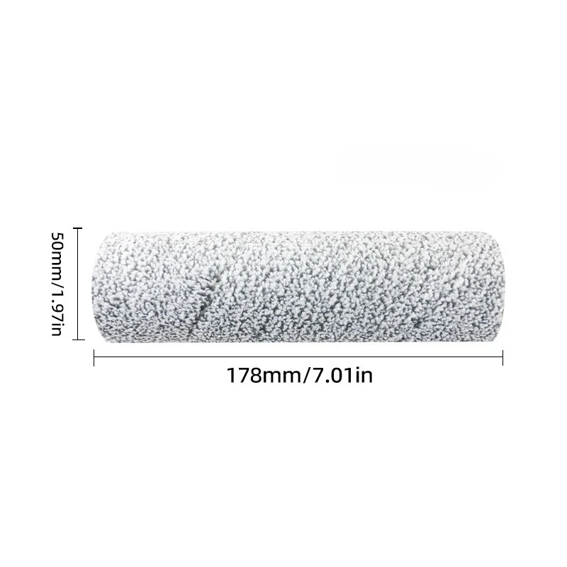 Original ECOVACS T80/T80 Omni Main Brush Roller - Self-Cleaning Anti-Tangle Rubber Bristles - Quiet Deep Cleaning