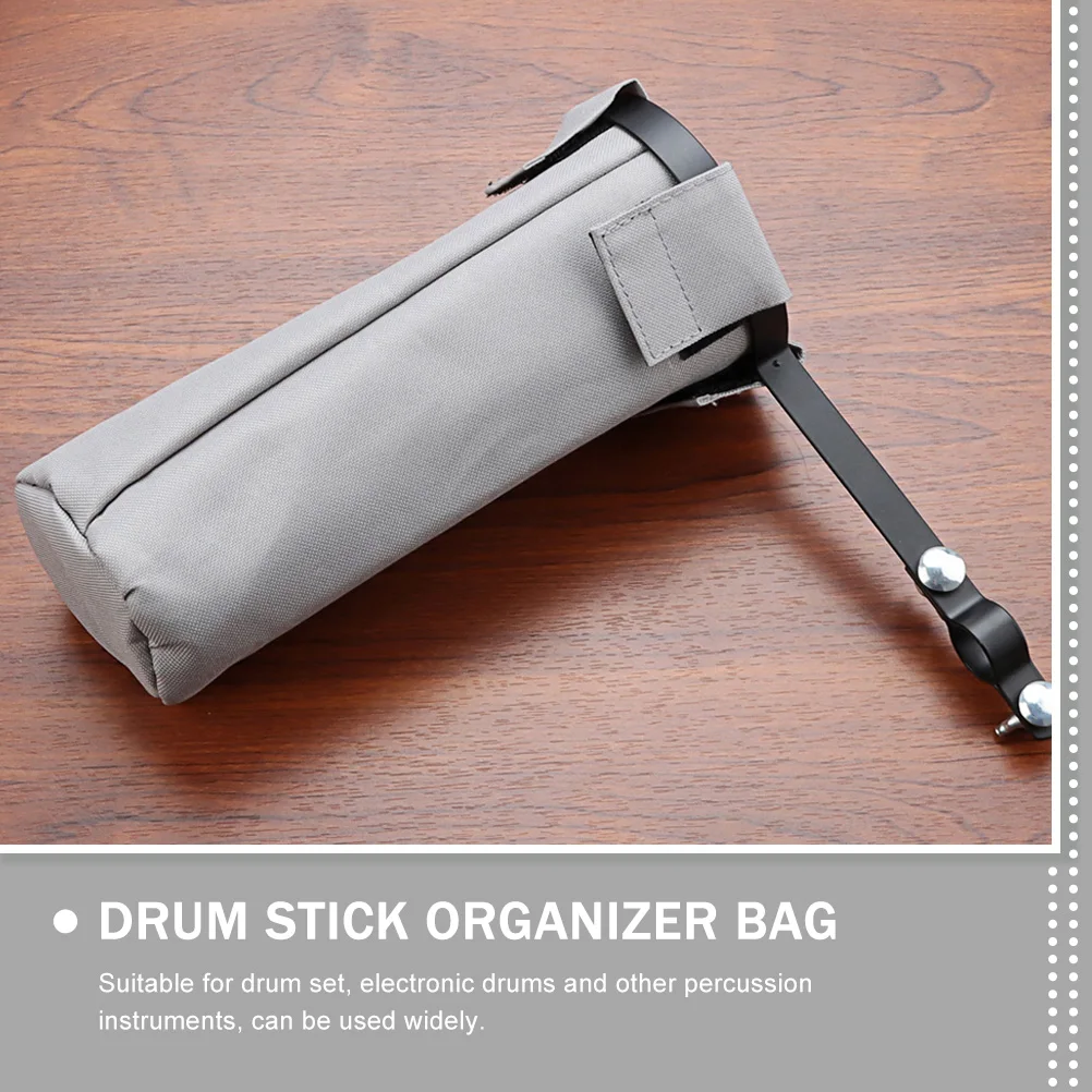 

Drum Stick Storage Bag Hanging Drumstick Holder Sticks Portable Organizer Display