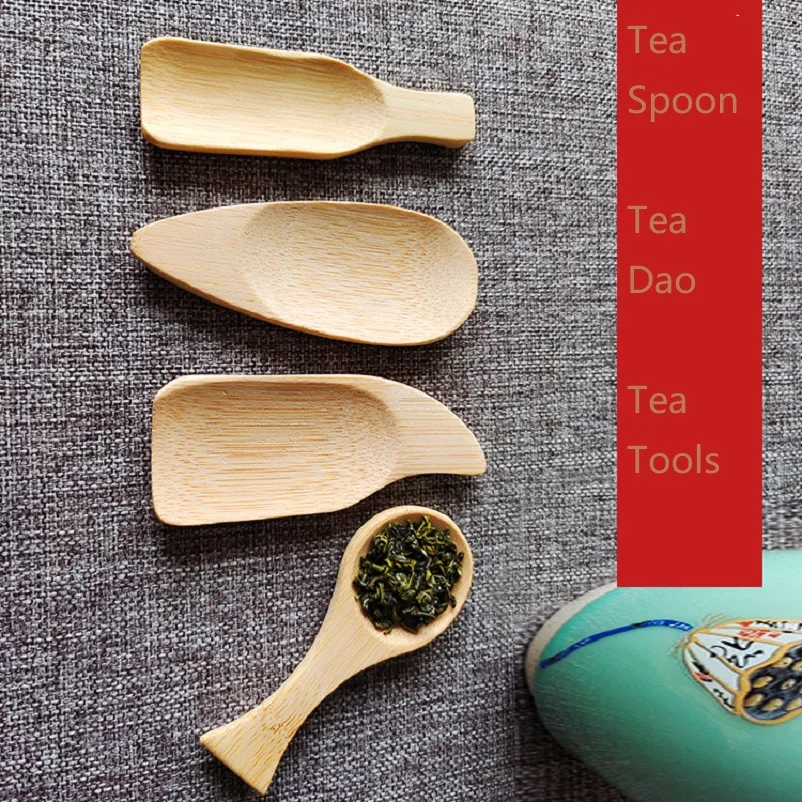 Creative Bamboo Tea Spoon Tea Ceremony Dry Spice Dessert Spoon