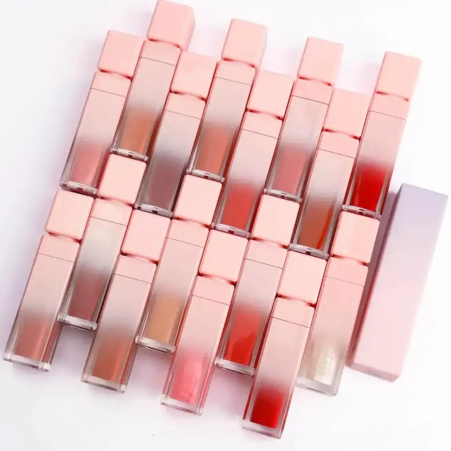 

Pink Lipgloss Wholesale Private Label Custom Logo Lipgloss Clear Base Lip gloss Cosmetics Vendor Bulk Items For Small Business