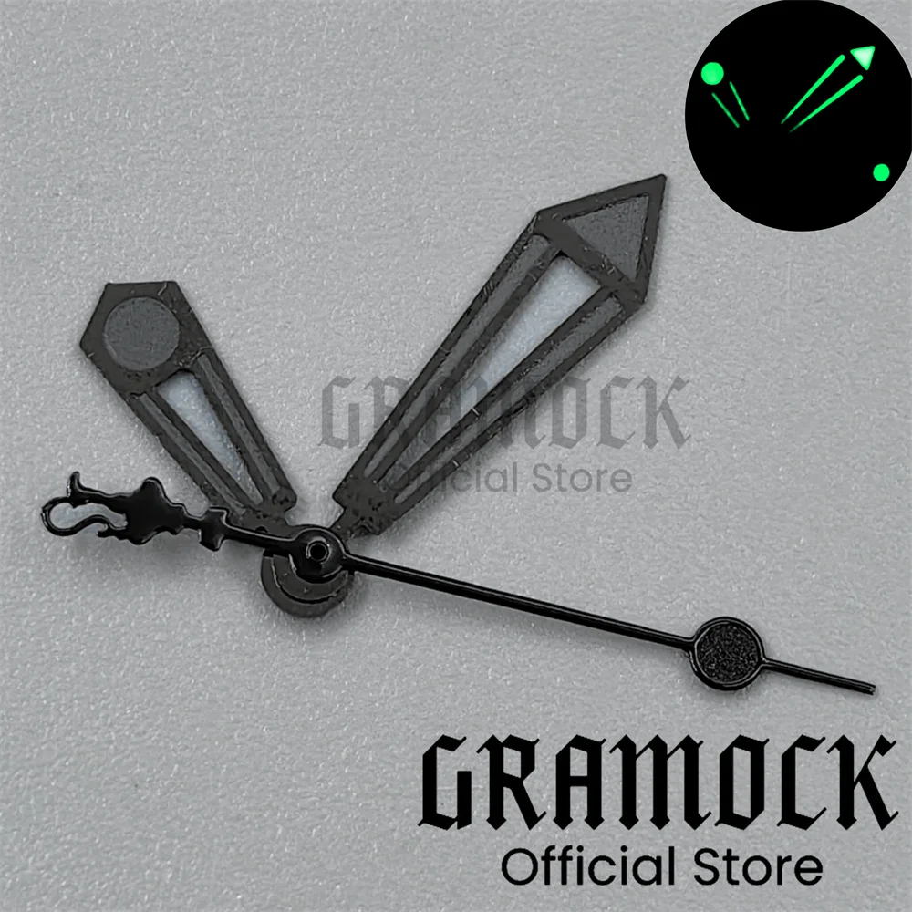 GRAMOCK NH35 كوبا كأس شكل ساعة ساعة يد مؤشرات أزرق أسود أحمر فضي أطقم ساعات لحركة NH36/4R/7S ETA2824 PT5000 #5