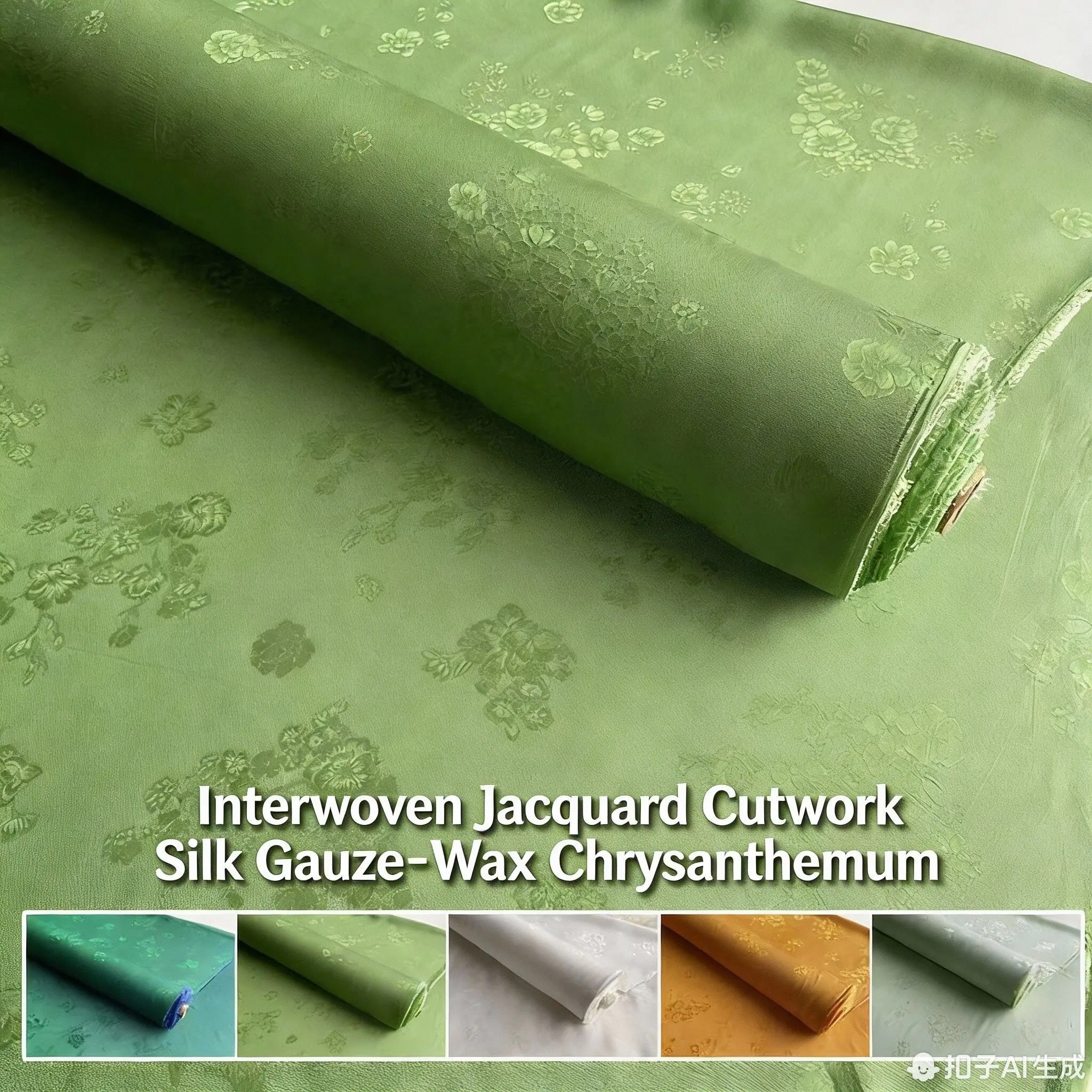 

Ткань из 100% шелка тутового шелкопряда с узором хризантемы, ажурное переплетение, легкая, прозрачная, для пошива платьев