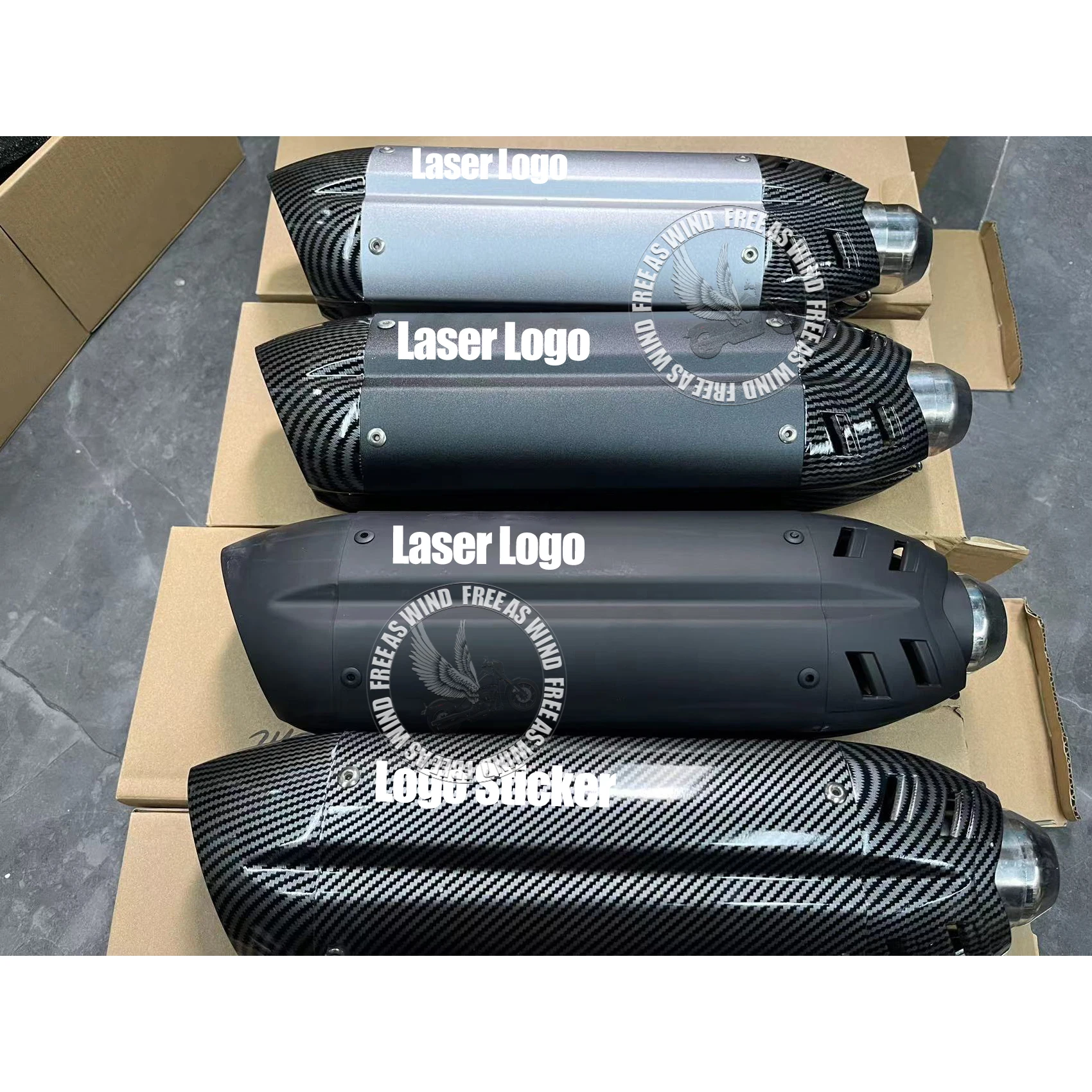 51MM Universal Exhaust Muffler Pipe for miv Z250Z800Z900 R1R3R6R25 MT07 ZX10RZX6R ETC Moto Exhaust Escapes Modified Parts - Image 4