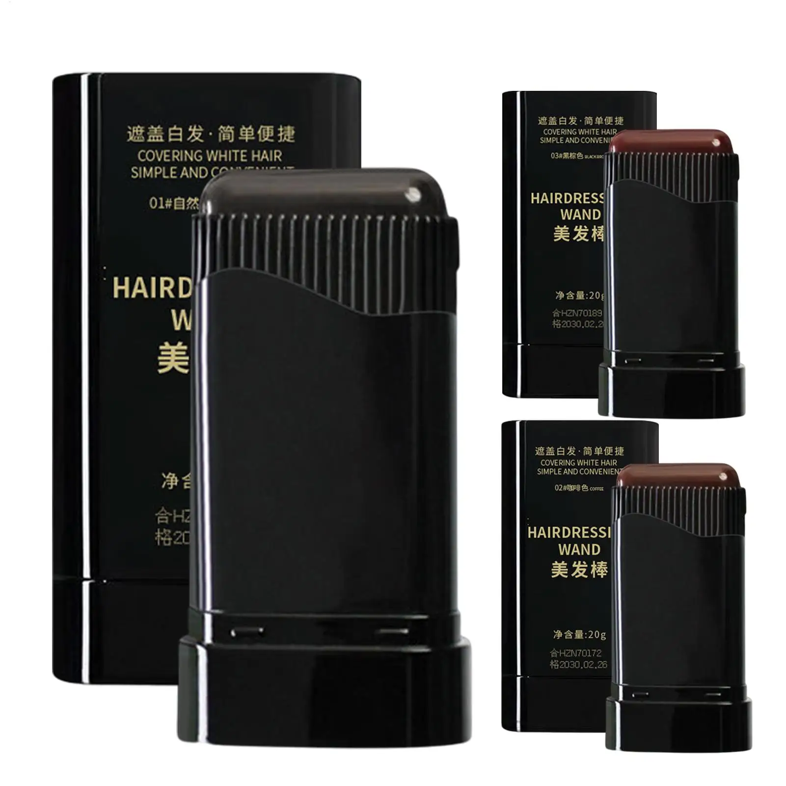Hair Color Stick For Men Women Quick Gray White Hair Cover Waterproof Instant Concealer Hairroot TouchUp Hair Dye Stick