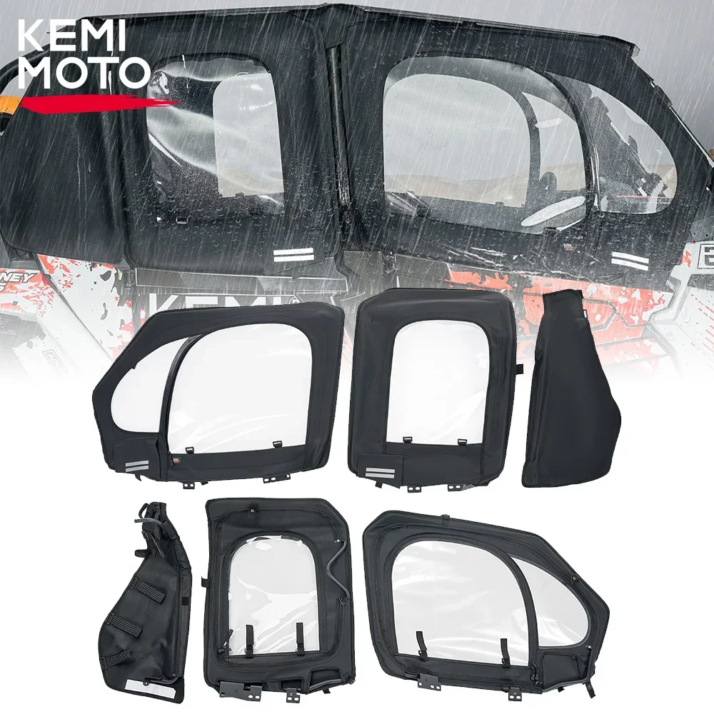 

KEMIMOTO UTV Soft Upper Doors Cab Enclosure Kit Compatible with Polaris RZR XP 4 1000 /XP 4Turbo 2019-2022 2023 #2884332