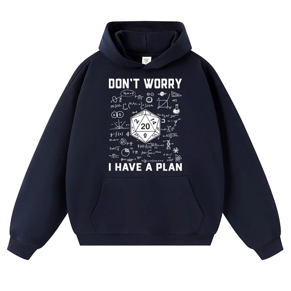 مضحك الزنزانة التنين هوديس لدي خطة D20 النرد لعب الأدوار لعبة DnD Harajuku البلوز الصوف عادية المتضخم رياضية