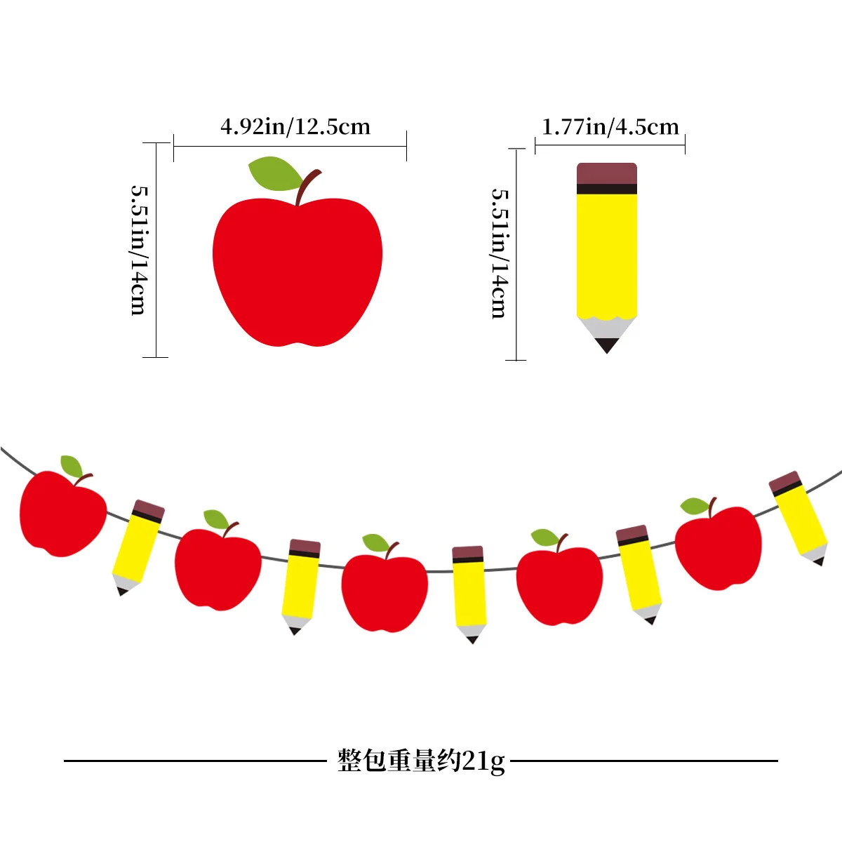 

Back To School Season School Classroom Decoration School Bus Pencil Banner Welcom Back Banner m