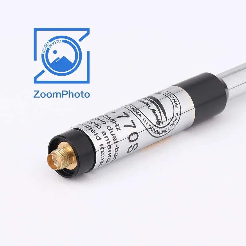 Antena telescópica RH770 de 36,2 pulgadas, Walkie Talkie VHF UHF con conector BNC SMA hembra y macho