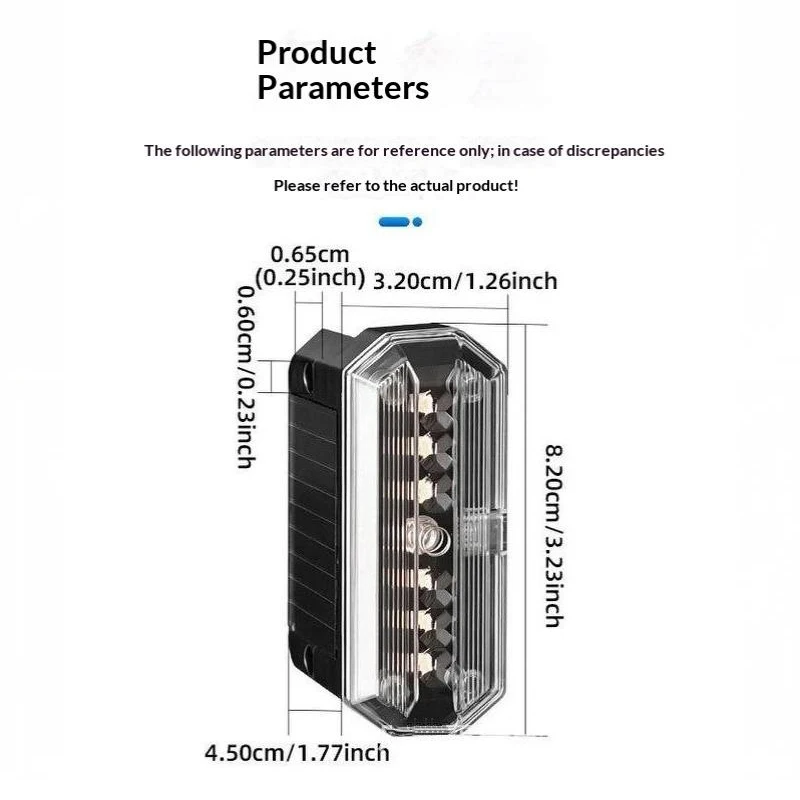 Solar Powered LED Warning Strobe Light, Wireless Anti-Collision Side Marker Safety Lamp For Car SUV Trailer Truck