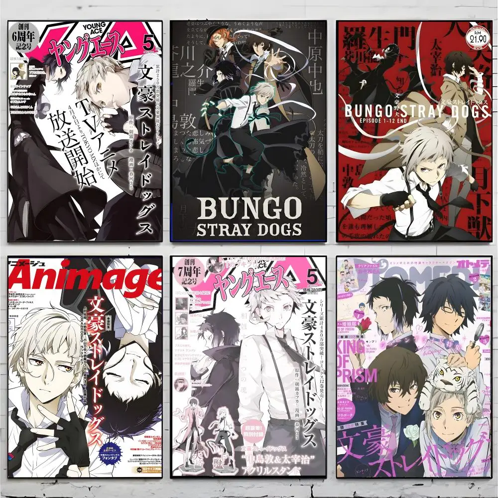 Anime Shonen Bungo Stray Dogs Poster Superior Home Space  Indoor Decorative Art & Home Decor