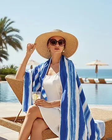 stripe beach towel