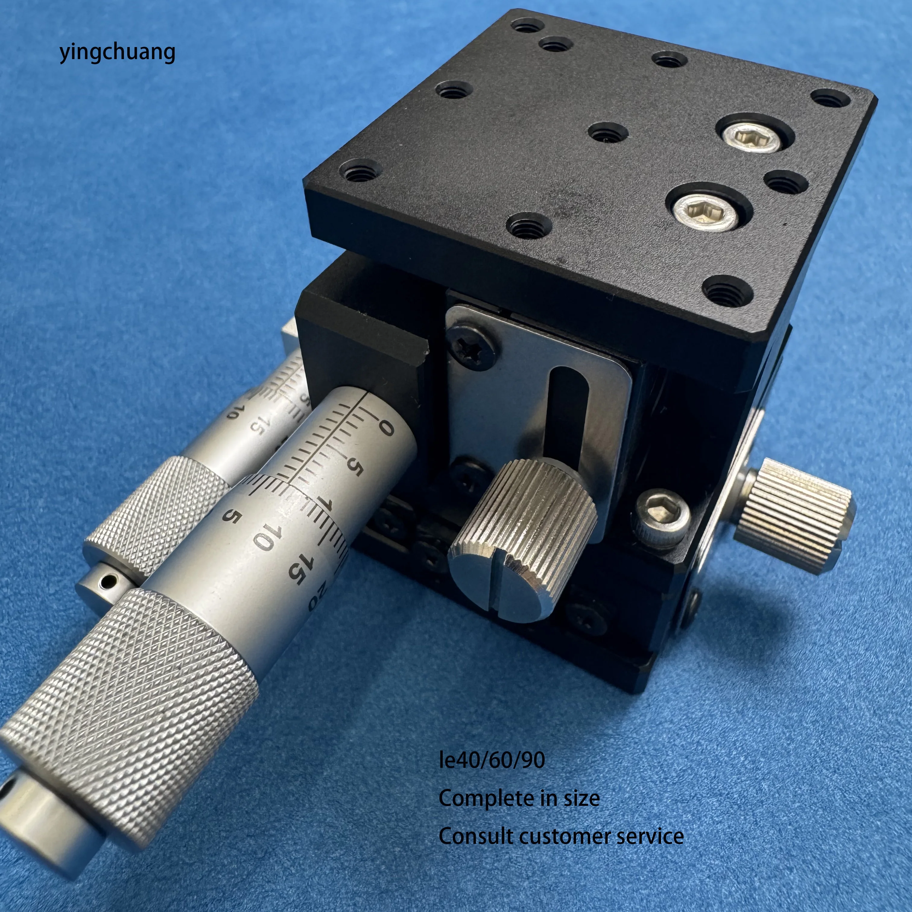 XZ Axis OpticalDisplacement Platform High Fine Tuning Platform Knob micrometer cross guide stage Manual displacement slide table