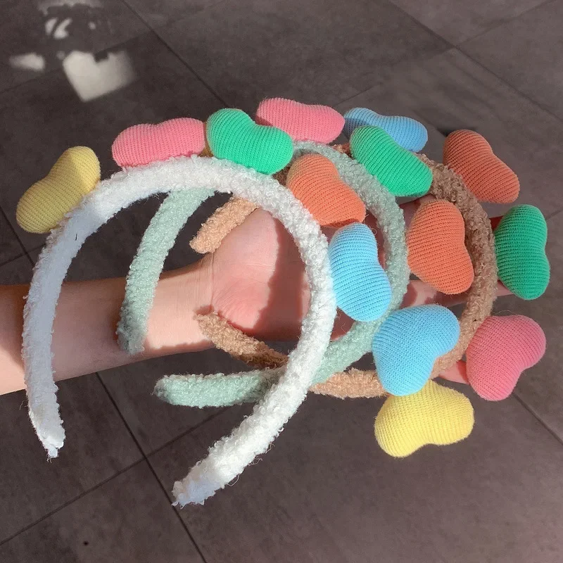 

New Sweet 1PC Fashion Candy Color Makeup Hairbands Women Girls Headband Non-Slip Resin Hair Hoop Holder Turban Hair Accessories