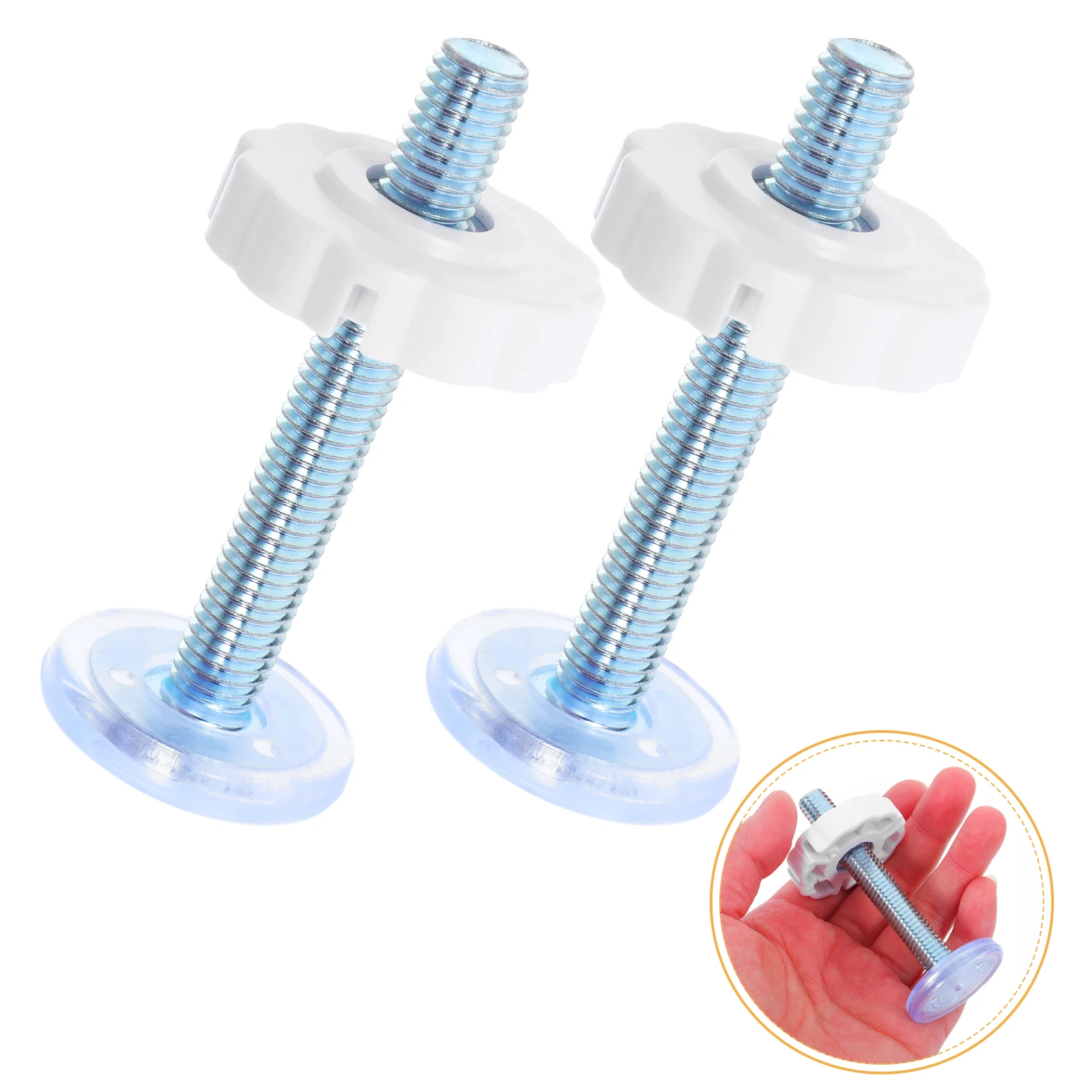 

4pcs Baby Spindle Rods Adjustable Safety Hardware Threaded Screw Rods For Stairways Doorways Pressure Mounted Gate Screw Wall