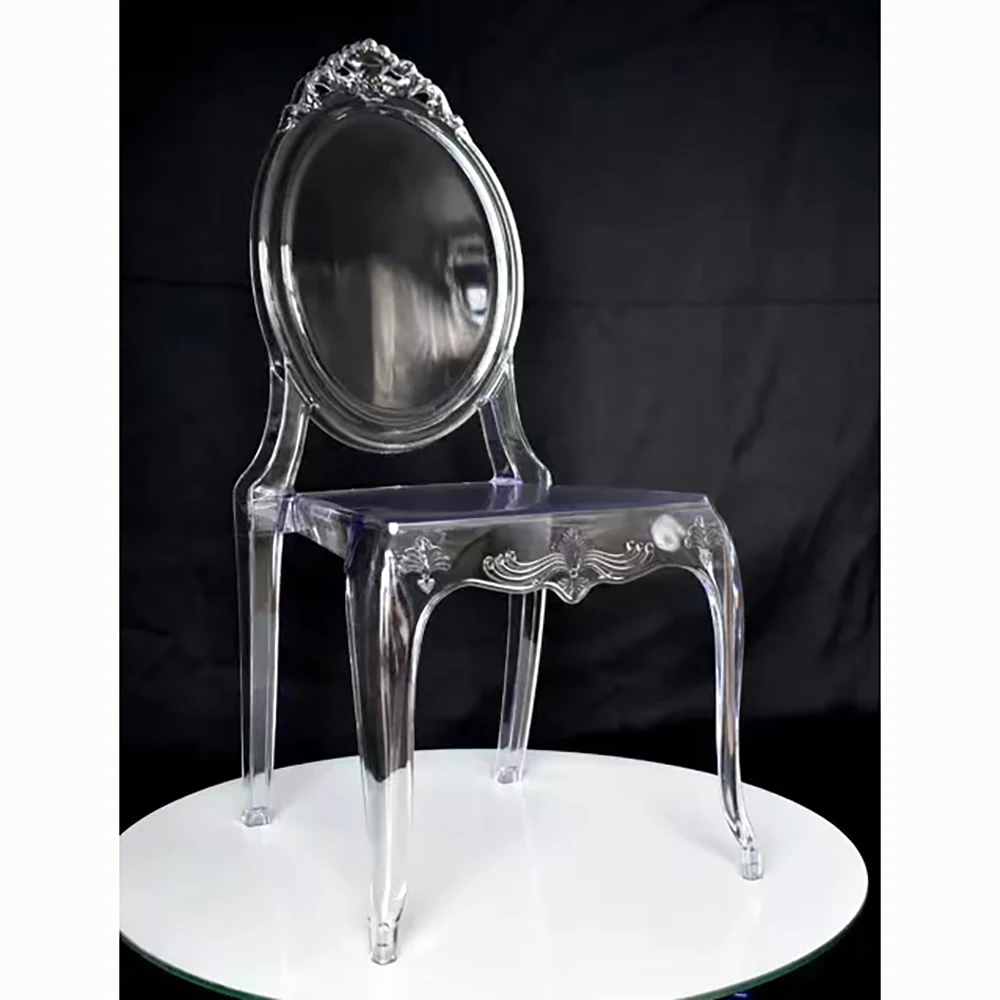 Plastic Wedding Banquet Stackable Clear Ghost Bella Vogue Chair