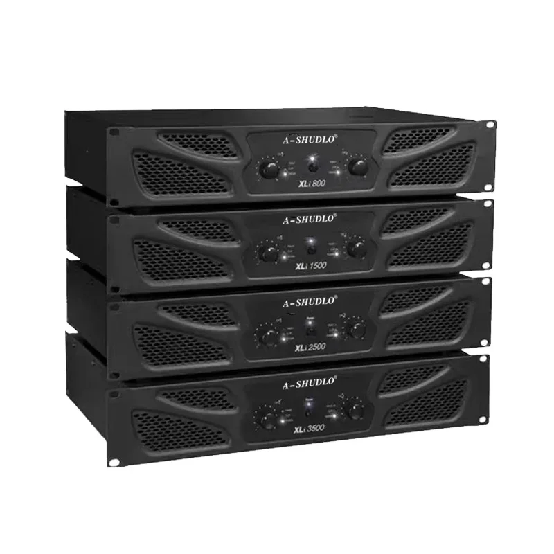 

XLi 3500 Power Amplifier Professional Audio DJ Equipment for Line Array Speakers Subwoofer Speakers Stage Wedding KTV Home Use