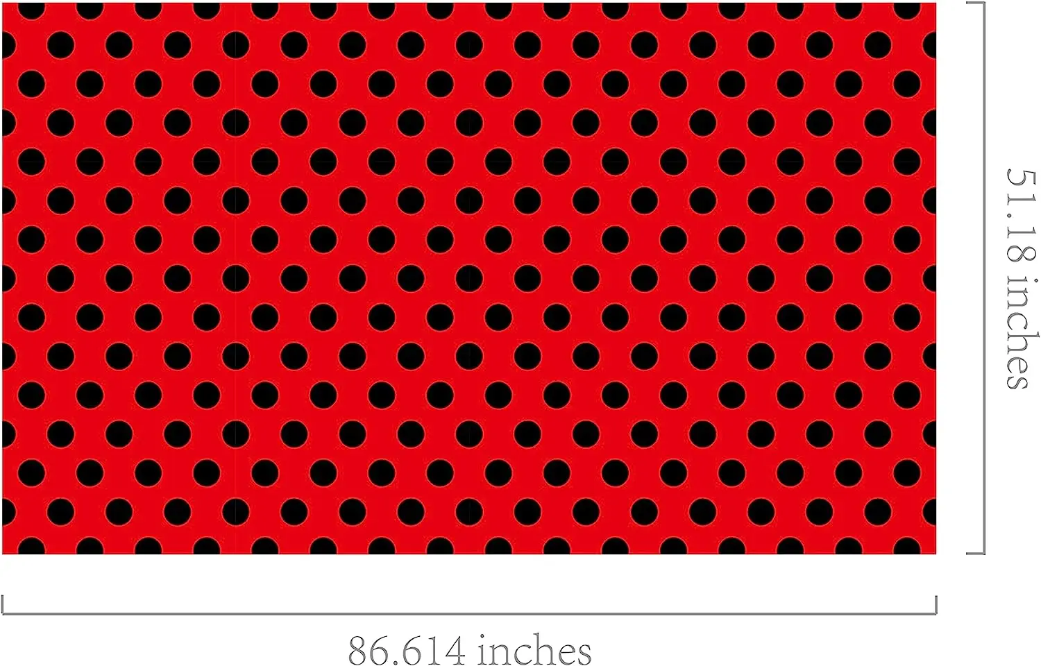 Ladybug Tablecover Party Pack Red Black Polka Dots Tablecloth 54 x 87 Inch Ladybug Party Western Themed Party Birthday Party