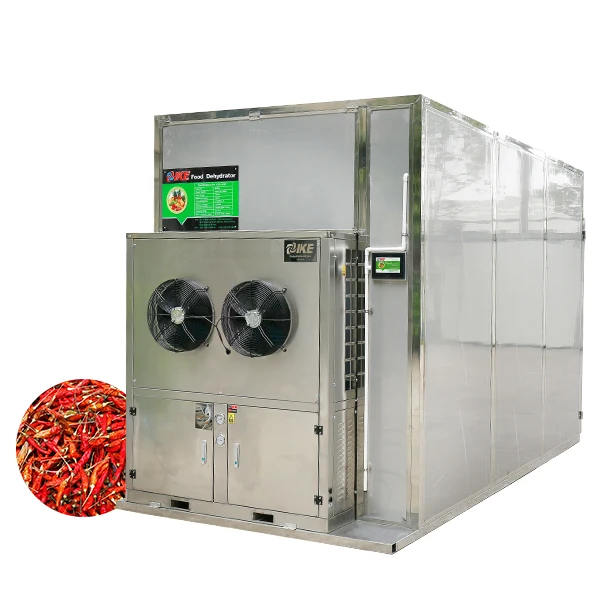 Máquina Secadora de Frutas y Verduras para un Secado Eficiente de Higos, Tomates, Dátiles Rojos, Ajo, Albaricoques, Judías Verdes, Patatas, etc.