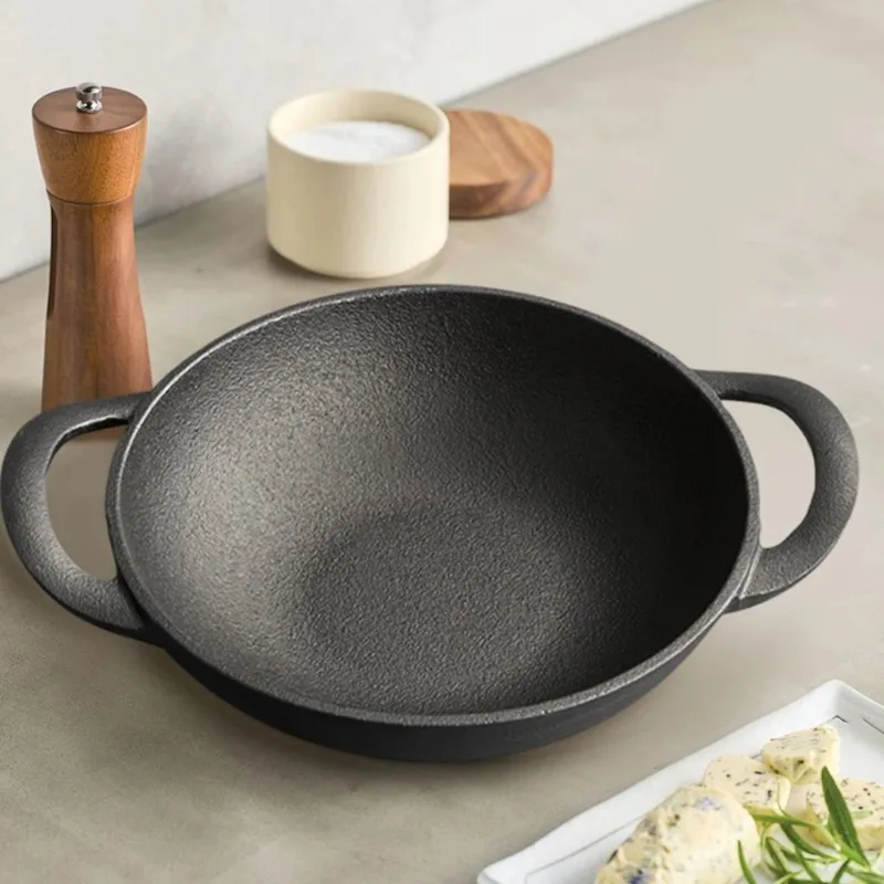 Multi functional non stick pot, thickened double ear stew pot, for home kitchen use, quick heating pot, durable and sturdy