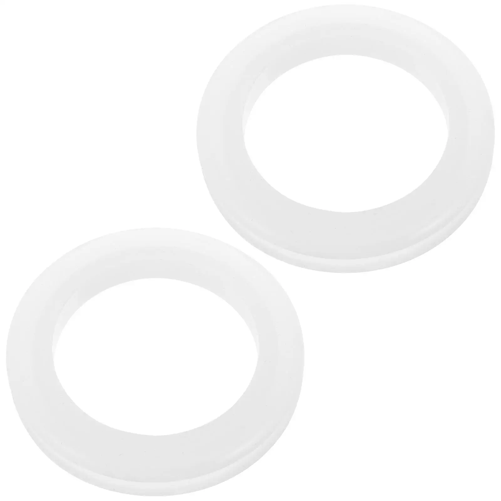 2Pcs Transparent Silicone Umbrella Hole Ring Set For Table Garden Outdoor Sunshade Protector Rings Umbrella Fixing Tool Durable