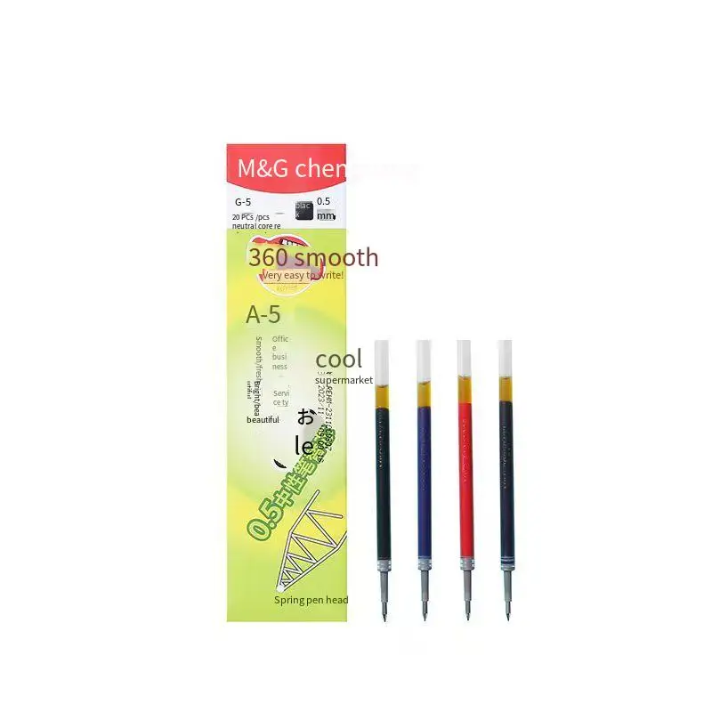 

Premium Gel Pen Refills - Smooth Writing, No Smudge, Long-Lasting Ink (0.5mm/0.7mm) for Office & School