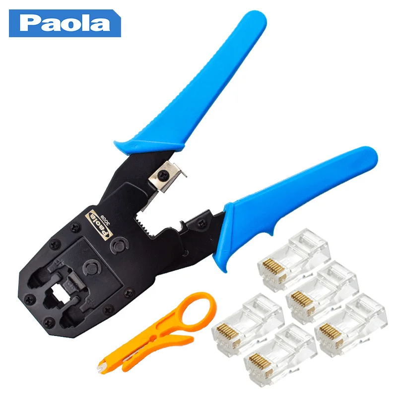 Network cable pliers, Class 4/Class 6/Class 8, telephone cable stripping pliers