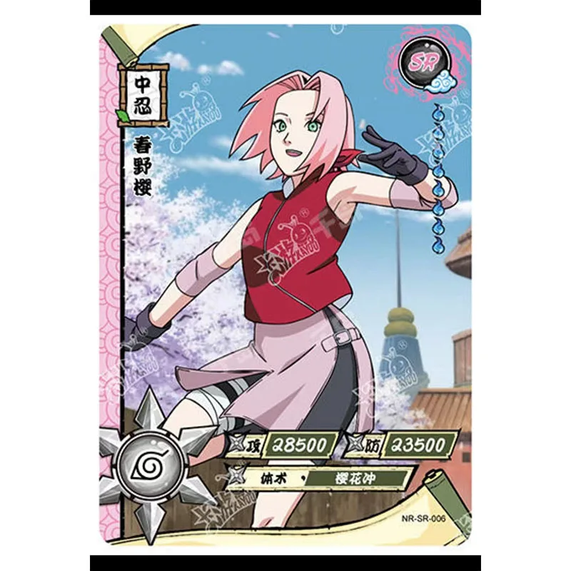 Kayou SR Card 1~37 Series Naruto Uchiha Sasuke Haruno Sakura Rare Collection Flash Card Christmas Birthday Gift Game Toys