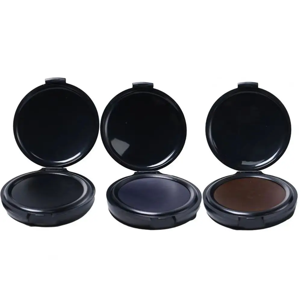 1Pcs New 5.8cm Stamp Pad Mini Waterproof Fingerprint Ink Pad Black/Red/Blue Portable Thumbprint Ink Pad Identification Security