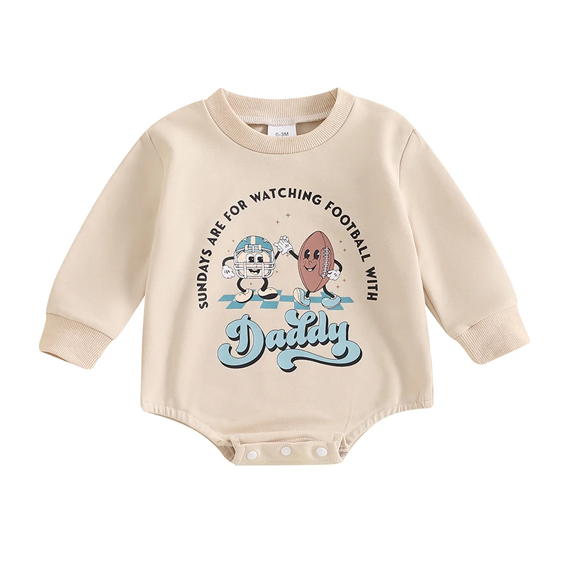 

Baby Boy Girl Fall Outfits Cute Long Sleeve Duck Embroidery Sweatshirt Romper Newborn Infant Winter Clothes