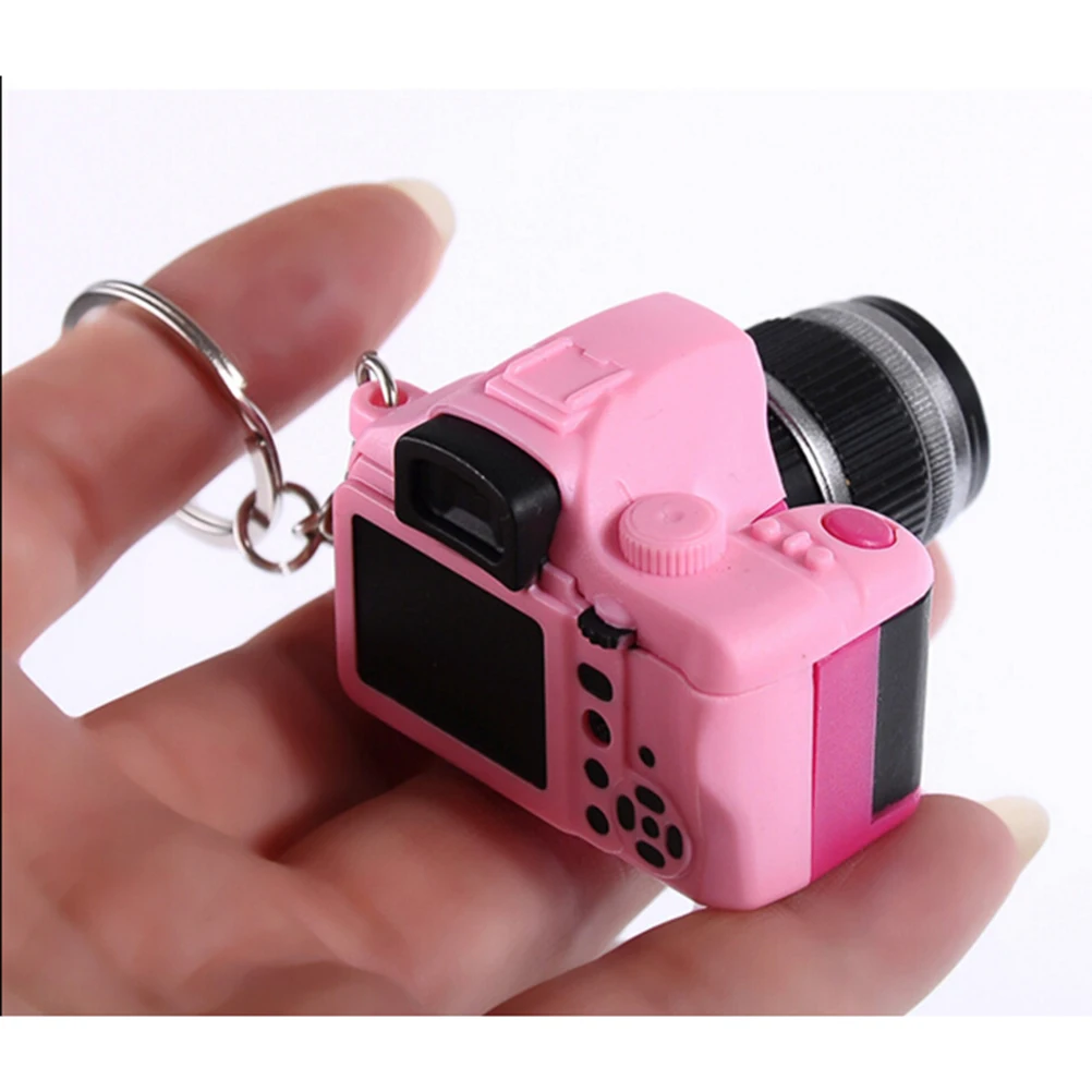 Cute Mini Toy Camera Charm Keychain With Flash Light&Sound Effect Gift