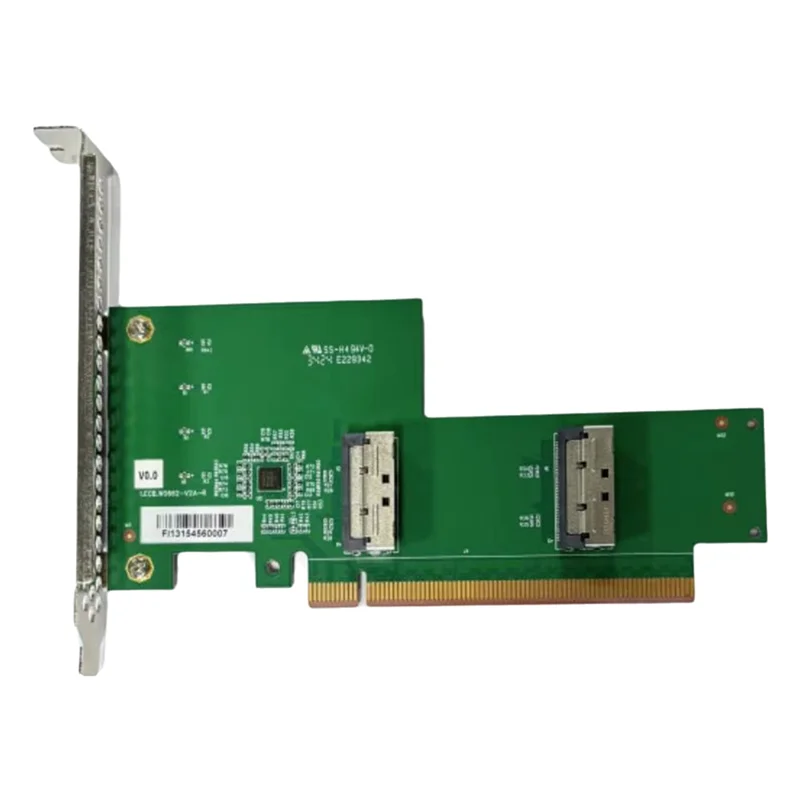 

HJ-MCIO Split Adapter Card Pcie 5.0 16X To External GPU Expansion Adapter Extender For Graphics Card For Server Motherboard
