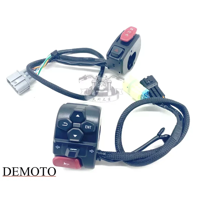 

CFMOTO Motorcycle Accessories 2023 CF250SR Handle Switch Single Rocker Handle Headlamp Horn Ignition Switch Assembly