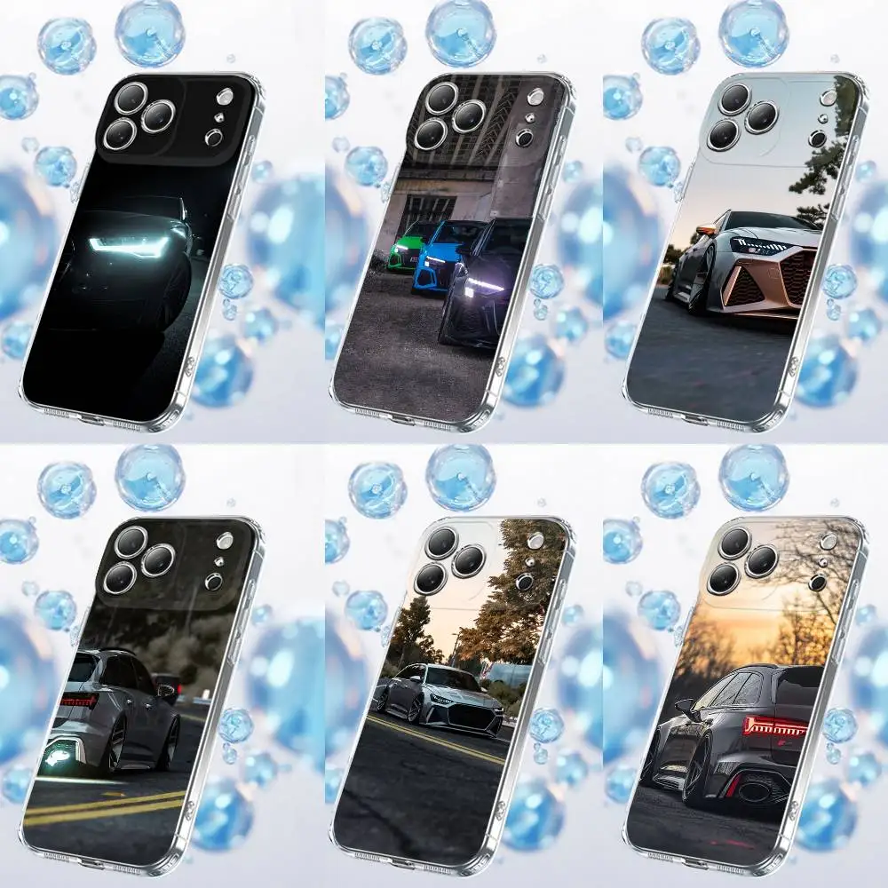 

Phone Case For iPhone 17,16,15,14,13,12,11 Plus,Pro,Max,Plus,E,SE4,Air,Mini Transparent Sport Car 6 A-AudiS