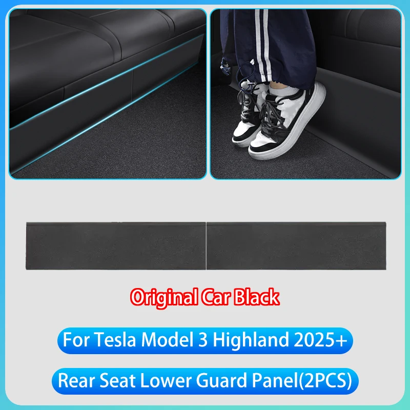 Dorpelbeschermers voor Tesla Nieuwe Model 3 Highland 2025 Voor- en Achterdeur Dorpelbeschermer Drempelstrip Anti-trapscherm Waterdichte Pad