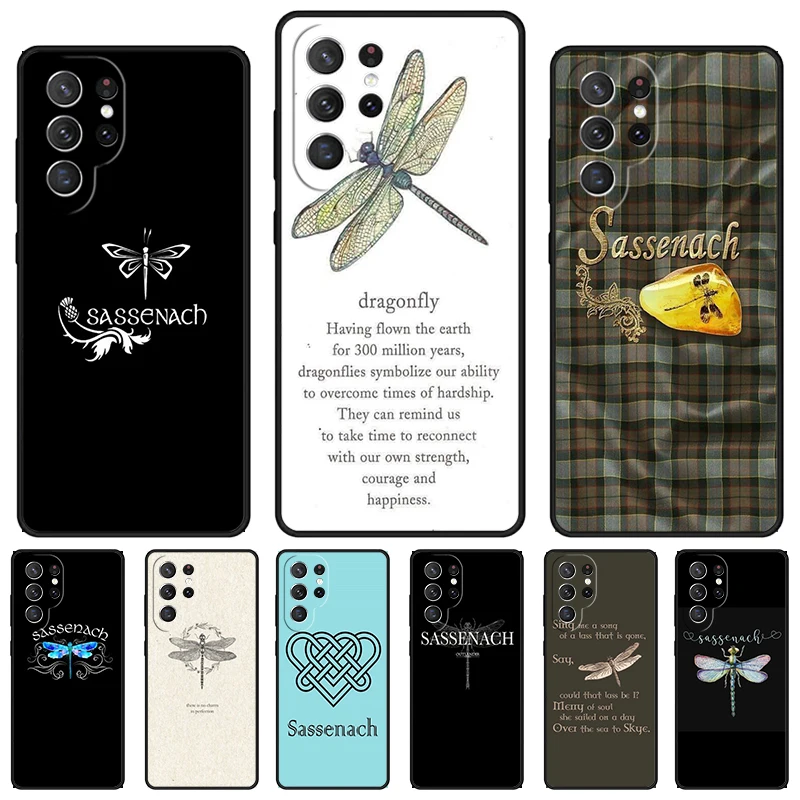 Outlander Sassenach Design phone case For Samsung Galaxy S24 S23 S22 Ultra Note 10 20 Plus S8 S9 S10 S20 S21 FE Cover