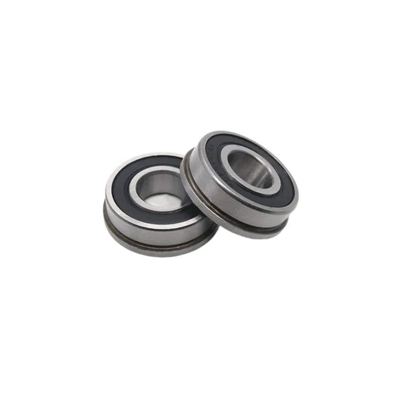 10Pcs F695-2RS Bearing 5*13*4 mm ABEC-7 Flanged Miniature F695 RS Ball F695RS For VORON Mobius 2/3 3D Print