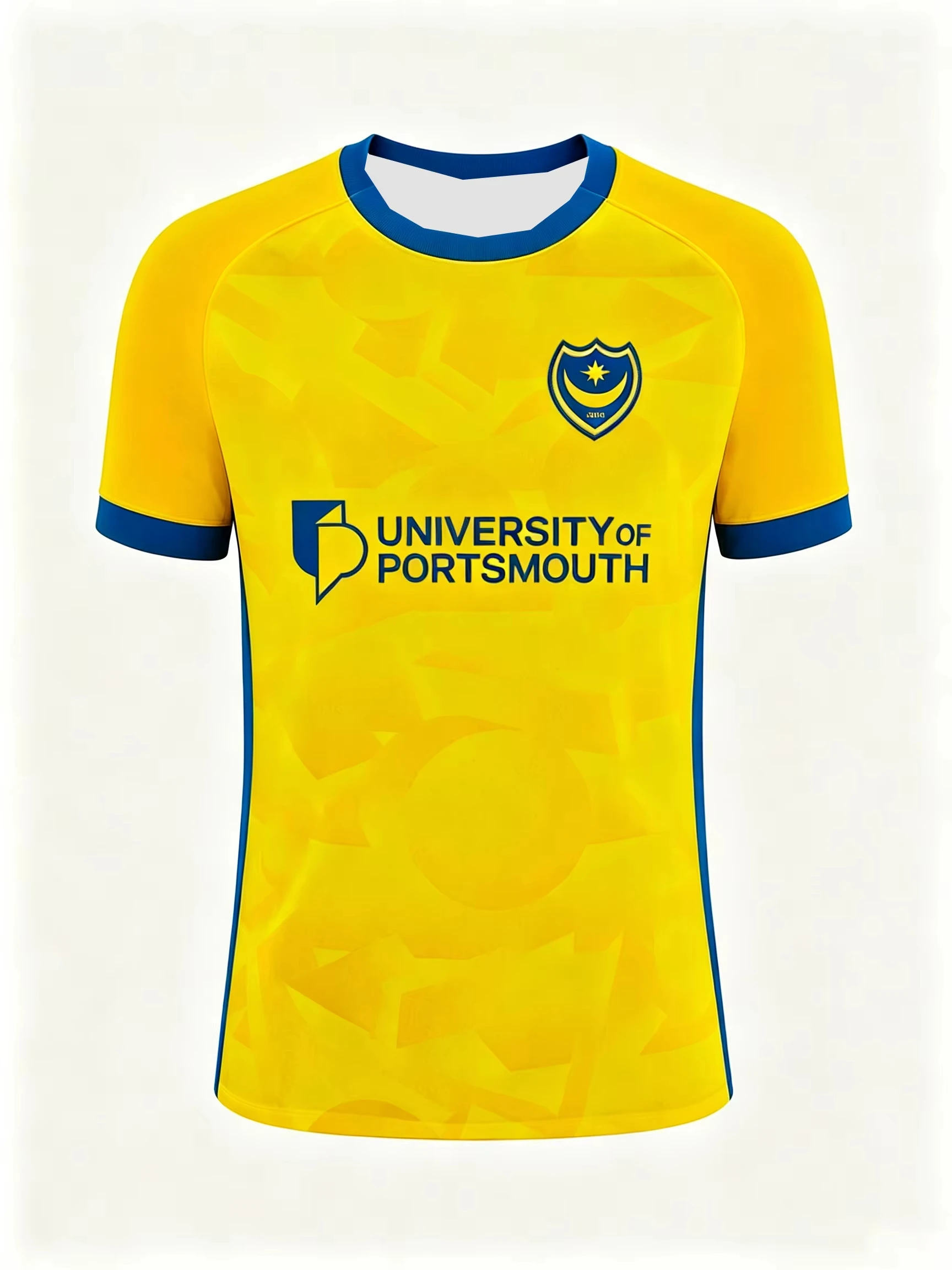 2026 Portsmouth 3D Printed Football Jersey Men's Summer Quick Drying Breathable Short Sleeved T-shirt Family Matching Clothing